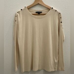 Lauren Ralph Lauren Beige Tee